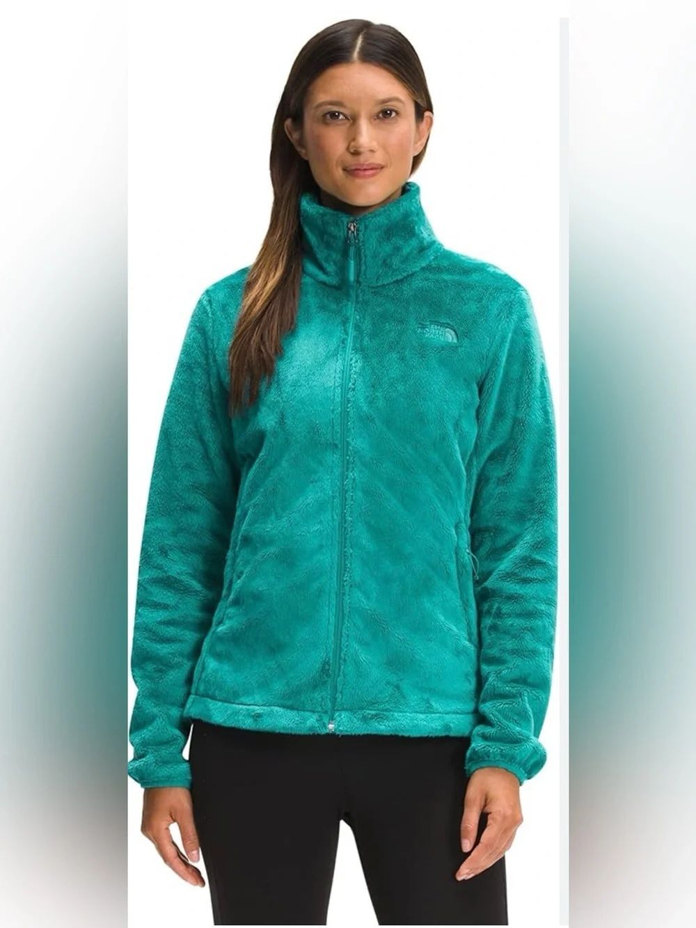 The North Face Women’s Teal Plush Fleece Jacket size M